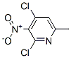 2,4-Dichloro-6-methyl-3-nitropyridine Structure,63897-12-1Structure