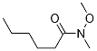 N-methoxy-n-methylhexanamideStructure,64214-56-8Structure N-methoxy-n-methylhexanamide Structure,64214-56-8Structure