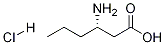 (S)-3-氨基己酸鹽酸鹽結(jié)構(gòu)式_64234-61-3結(jié)構(gòu)式