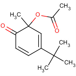 6-乙酰氧基-4-叔丁基-6-甲基-2,4-環(huán)己二烯-1-酮結(jié)構(gòu)式_64248-37-9結(jié)構(gòu)式