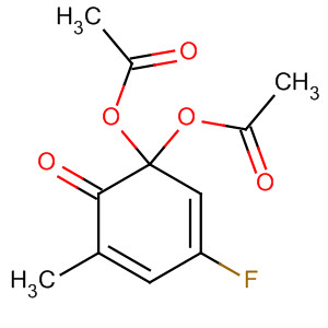 3-氟-5-甲基-6-氧代-2,4-環(huán)己二烯基二乙酸酯結(jié)構(gòu)式_64248-47-1結(jié)構(gòu)式