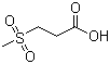 3-Methanesulfonylpropanoic acidStructure,645-83-0Structure 3-Methanesulfonylpropanoic acid Structure,645-83-0Structure