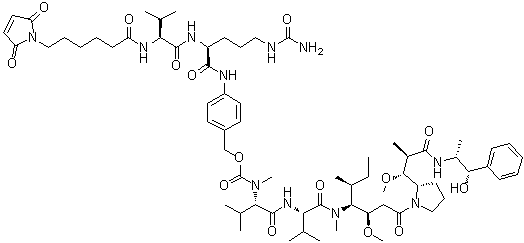 Val-cit-pab-mmae Structure,646502-53-6Structure
