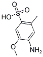 4-Amino-5-methoxy-2-methylbenzensulfonic acid Structure,6471-78-9Structure