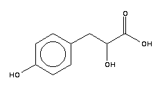 DL-p-羥基苯基乳酸結(jié)構(gòu)式_6482-98-0結(jié)構(gòu)式