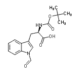 Boc-D-Trp(For)-OH結(jié)構(gòu)式_64905-10-8結(jié)構(gòu)式