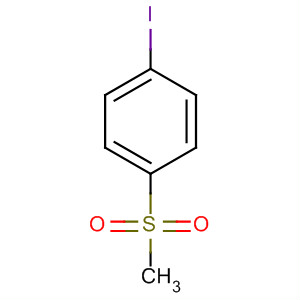 1-碘-4-(甲基磺?；?苯結構式_64984-08-3結構式