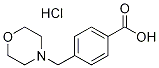 4-(Morpholinomethyl)benzoicacidhydrochloride Structure,65101-82-8Structure