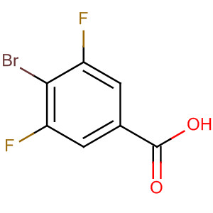 4-Bromo-3,5-difluorobenzoicacidStructure,651027-00-8Structure 4-Bromo-3,5-difluorobenzoicacid Structure,651027-00-8Structure