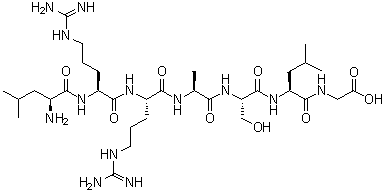 L-leucyl-l-arginyl-l-arginyl-l-alanyl-l-seryl-l-leucyl-glycineStructure,65189-71-1Structure L-leucyl-l-arginyl-l-arginyl-l-alanyl-l-seryl-l-leucyl-glycine Structure,65189-71-1Structure