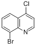 4-Chloro-8-bromoquinolineStructure,65340-71-8Structure 4-Chloro-8-bromoquinoline Structure,65340-71-8Structure