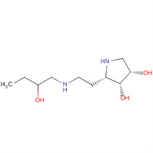  (2s,3r,4s)-(9ci)-2-[2-[(2-羥基丁基)氨基]乙基]-3,4-吡咯烷二醇結(jié)構(gòu)式_653570-93-5結(jié)構(gòu)式