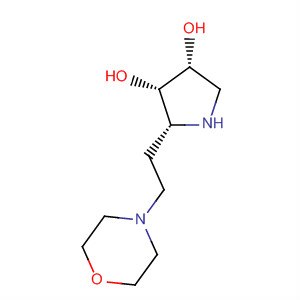 (2r,3s,4r)-(9ci)-2-[2-(4-嗎啉)乙基]-3,4-吡咯烷二醇結(jié)構(gòu)式_653571-02-9結(jié)構(gòu)式