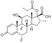 Fluticasone propionate, 17-beta carboxylic acidStructure,65429-42-7Structure Fluticasone propionate, 17-beta carboxylic acid Structure,65429-42-7Structure
