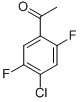 4-Chloro-2,5-difluoroacetophenone Structure,655-12-9Structure