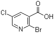 2-Bromo-5-chloronicotinic acid Structure,65550-79-0Structure