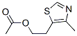 4-Methyl-5-thiazolylethyl acetateStructure,656-53-1Structure 4-Methyl-5-thiazolylethyl acetate Structure,656-53-1Structure