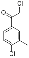 Ethanone, 2-chloro-1-(4-chloro-3-methylphenyl)-(9ci)Structure,65610-03-9Structure Ethanone, 2-chloro-1-(4-chloro-3-methylphenyl)-(9ci) Structure,65610-03-9Structure