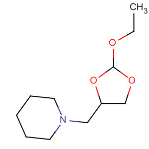 (9ci)-1-[(2-乙氧基-1,3-二氧雜烷-4-基)甲基]-哌啶結(jié)構(gòu)式_656814-54-9結(jié)構(gòu)式