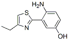 Phenol, 4-amino-3-(4-ethyl-2-thiazolyl)-(9ci)Structure,658076-59-6Structure Phenol, 4-amino-3-(4-ethyl-2-thiazolyl)-(9ci) Structure,658076-59-6Structure