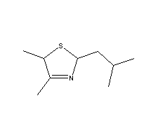 4,5-Dimethyl-2-isobutyl-3-thiazolineStructure,65894-83-9Structure 4,5-Dimethyl-2-isobutyl-3-thiazoline Structure,65894-83-9Structure