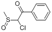 Ethanone, 2-chloro-2-(methylsulfinyl)-1-phenyl-(9ci)Structure,66116-76-5Structure Ethanone, 2-chloro-2-(methylsulfinyl)-1-phenyl-(9ci) Structure,66116-76-5Structure