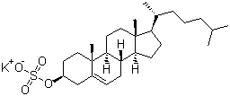 膽固醇硫酸酯鉀鹽結(jié)構(gòu)式_6614-96-6結(jié)構(gòu)式