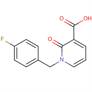 1-(4-氟芐基)-1,2-二氫-2-氧代吡啶-3-羧酸結構式_66158-41-6結構式