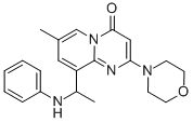 7-Methyl-2-(morpholin-4-yl)-9-[1-(phenylamino)ethyl]pyrido[1,2-a]pyrimidin-4-one Structure,663619-89-4Structure
