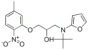 1-[(1,1-二甲基乙基)-2-呋喃氨基]-3-(5-甲基-2-硝基苯氧基)-2-丙醇結(jié)構(gòu)式_664347-13-1結(jié)構(gòu)式