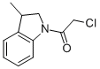 1H-indole, 1-(chloroacetyl)-2,3-dihydro-3-methyl- (9ci)Structure,66624-44-0Structure 1H-indole, 1-(chloroacetyl)-2,3-dihydro-3-methyl- (9ci) Structure,66624-44-0Structure
