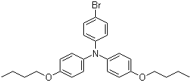 4-溴-N,N-雙(4-丁氧基苯基)-苯胺結(jié)構(gòu)式_666711-17-7結(jié)構(gòu)式