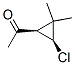 Ethanone, 1-(3-chloro-2,2-dimethylcyclopropyl)-, cis-(9ci)Structure,66788-31-6Structure Ethanone, 1-(3-chloro-2,2-dimethylcyclopropyl)-, cis-(9ci) Structure,66788-31-6Structure