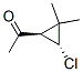 Ethanone, 1-(3-chloro-2,2-dimethylcyclopropyl)-, trans-(9ci)Structure,66788-38-3Structure Ethanone, 1-(3-chloro-2,2-dimethylcyclopropyl)-, trans-(9ci) Structure,66788-38-3Structure