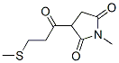 (9ci)-1-甲基-3-[3-(甲基硫代)-1-氧代丙基]-2,5-吡咯烷二酮結(jié)構(gòu)式_669057-21-0結(jié)構(gòu)式