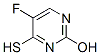 5-氟-4-疏基-2-羥基嘧啶結(jié)構(gòu)式_671-41-0結(jié)構(gòu)式