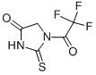(9ci)-2-硫氧代-1-(三氟乙?；?-4-咪唑啉酮結(jié)構(gòu)式_671-99-8結(jié)構(gòu)式