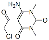 6-氨基-5-(2-氯-乙?；?-1,3-二甲基-1H-嘧啶-2,4-二酮結(jié)構(gòu)式_67130-66-9結(jié)構(gòu)式