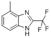 1H-benzimidazole,4-methyl-2-(trifluoromethyl)-(9ci)Structure,6742-83-2Structure 1H-benzimidazole,4-methyl-2-(trifluoromethyl)-(9ci) Structure,6742-83-2Structure