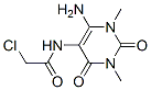 Uracil, 6-amino-5-(2-chloroacetamido)-1,3-dimethyl- (7ci,8ci)Structure,6743-04-0Structure Uracil, 6-amino-5-(2-chloroacetamido)-1,3-dimethyl- (7ci,8ci) Structure,6743-04-0Structure