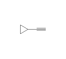 環(huán)丙乙炔結構式_6746-94-7結構式