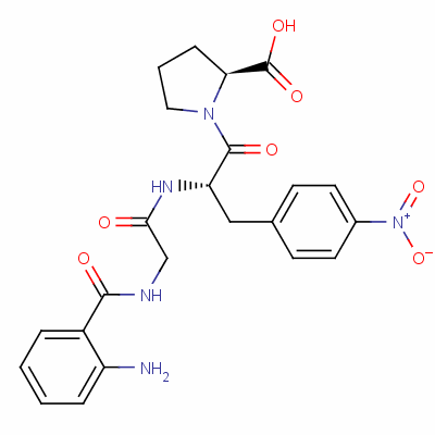 N-(2-aminobenzoyl)glycyl-4-nitro-l-phenylalanyl-l-prolineStructure,67482-93-3Structure N-(2-aminobenzoyl)glycyl-4-nitro-l-phenylalanyl-l-proline Structure,67482-93-3Structure