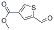 Methyl 2-formyl-4-thiophenecarboxylate Structure,67808-66-6Structure