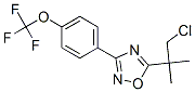 5-(2-氯-1,1-二甲基乙基)-3-[4-(三氟甲氧基)苯基]-1,2,4-噁二唑結(jié)構(gòu)式_680216-04-0結(jié)構(gòu)式