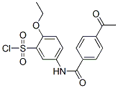 5-(4-Acetyl-benzoylamino)-2-ethoxy-benzenesulfonyl chlorideStructure,680618-04-6Structure 5-(4-Acetyl-benzoylamino)-2-ethoxy-benzenesulfonyl chloride Structure,680618-04-6Structure