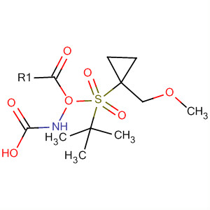 N-[[1-(甲氧基甲基)環(huán)丙基]磺?；鵠 氨基甲酸1,1-二甲基乙酯結(jié)構(gòu)式_681808-27-5結(jié)構(gòu)式