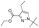(9ci)-1-(1,1-二甲基乙基)-4-乙基-1H-吡唑-3-羧酸乙酯結(jié)構(gòu)式_682757-46-6結(jié)構(gòu)式