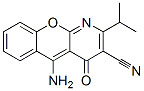2-氨基-7-異丙基-5-氧代-5H-[1]苯并吡喃并[2,3-b]吡啶-3-甲腈結(jié)構(gòu)式_68302-12-5結(jié)構(gòu)式