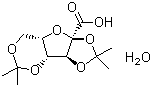 (-)-Diacetone-2-keto-L-gulonic acid monohydrateStructure,68539-16-2Structure (-)-Diacetone-2-keto-L-gulonic acid monohydrate Structure,68539-16-2Structure