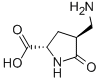 L-proline, 4-(aminomethyl)-5-oxo-, (4s)-(9ci)Structure,686288-07-3Structure L-proline, 4-(aminomethyl)-5-oxo-, (4s)-(9ci) Structure,686288-07-3Structure